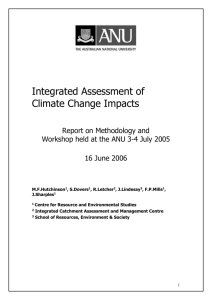 3 Integrated Assessment - Australian National University