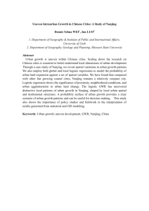 Abstract / Full Paper - Centre for China Urban and Regional Studies