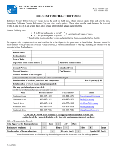 transportation requests must be made at least two