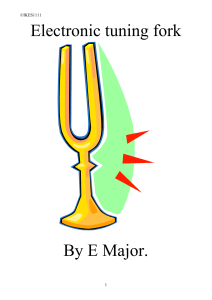 050 Electronic Tuning Fork Example Project