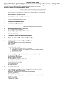 5. Agenda 16 May 2012 - Credenhill Parish Council