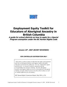 2007-01-15-Employment Equity Toolkit