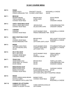 Vipassana Menu pg. 111 [Menu]