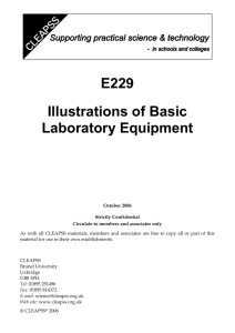 E229 Illustrations of Basic Laboratory Equipment