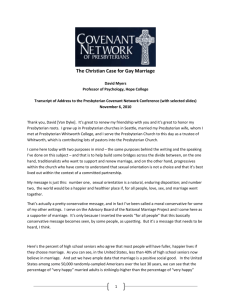 The Christian Case for Gay Marriage