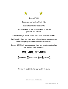 STARS Student Handbook 2014-15