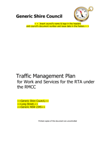 10. Reviewing this Traffic Management Plan