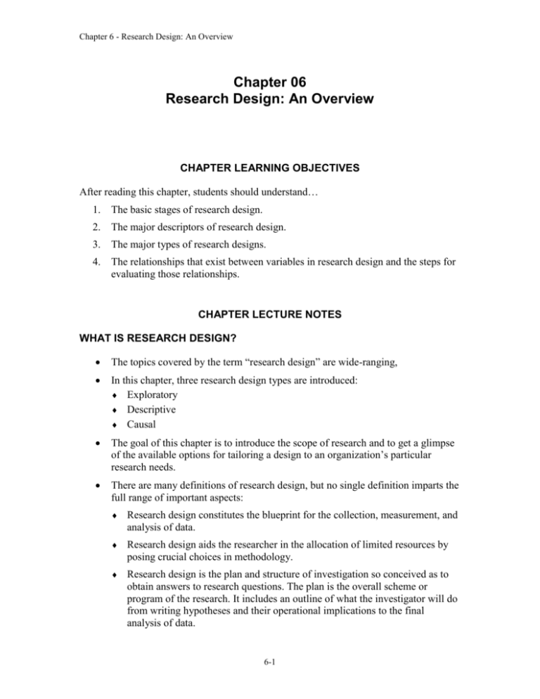 What Is Research Design 