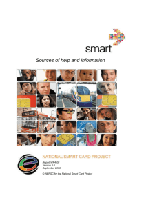 Sources of Help and Information for Smart Card Systems Procurement