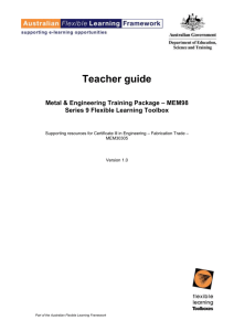 Teacher Guide - Total fabrication