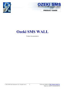 What is Ozeki SMS Wall