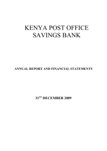 kenya post office savings bank