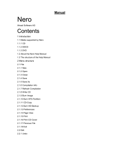 Nero Manual - IndiaStudyChannel.com