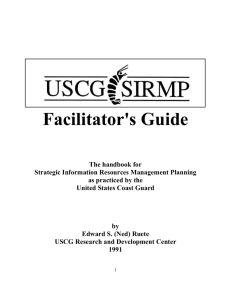 USCG SIRMP Faclitators Handbook