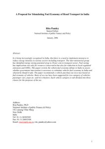 4.2.2 Fuel economy standards and feebates