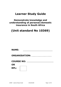Learner Study Guide