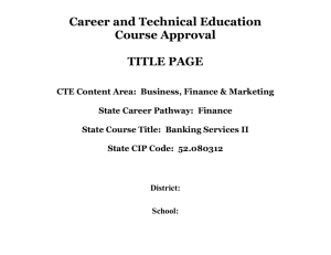 Career and Technical Education - Delaware Department of Education