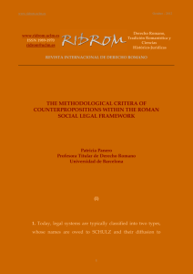 The Methodological Criteria of Counterpropositions within the