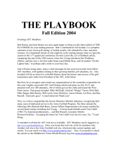 the playbook - Army Football Club