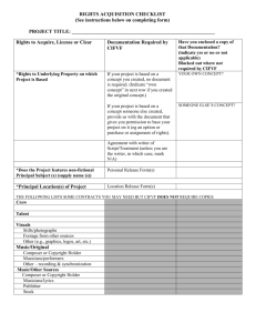 Rights Acquisition Form