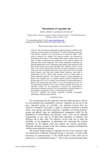 PHENOLATION OF VEGETABLE OILS