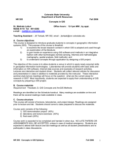 Concepts in GIS - Colorado State University