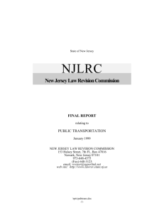 INTRODUCTION - New Jersey Law Revision Commission