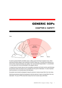 Generic SOP, Chapter 2: Safety
