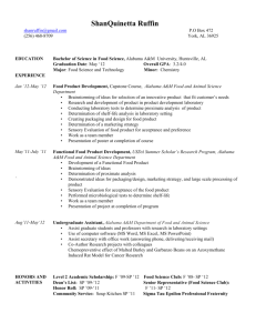 resume - Alabama A&M University