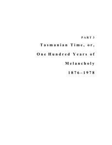 Part 3 - Tasmanian Times
