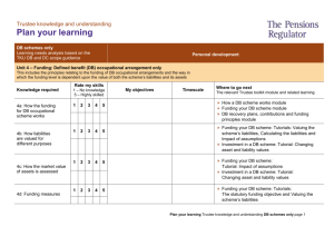 DB trustees: Assess your learning needs