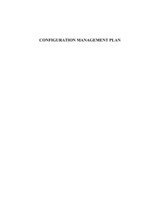 configuration management plan - The Information Warfare Site