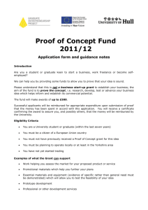 GE Project POC Application Form