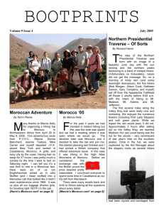 Moroccan Adventure - Pioneer Valley Hiking Club