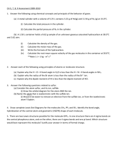 CH 5, 7, 8, 9 Assessment 2009-2010 1. Answer the following using