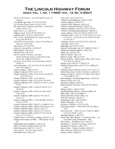 Lincoln Highway Forum - Lincoln Highway Association