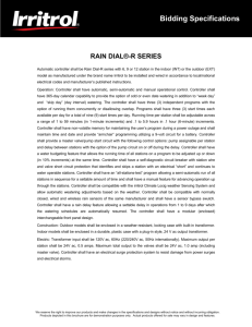 Rain Dial-R series