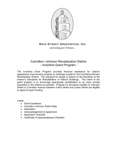 Carrollton~Johnson Revitalization District