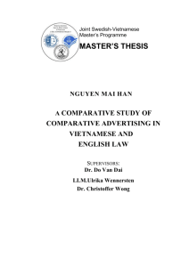 master thesis