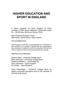 Strategic Organisation For Sport