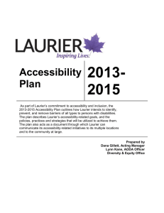 Accessibility_Plan_2013-2015 - WLU