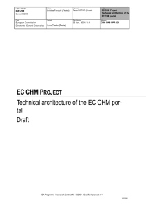 2 EC CHM portal pages structure and content