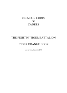 clemson corps - Clemson University