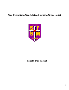 Sample Fourth Day Packet - San Francisco