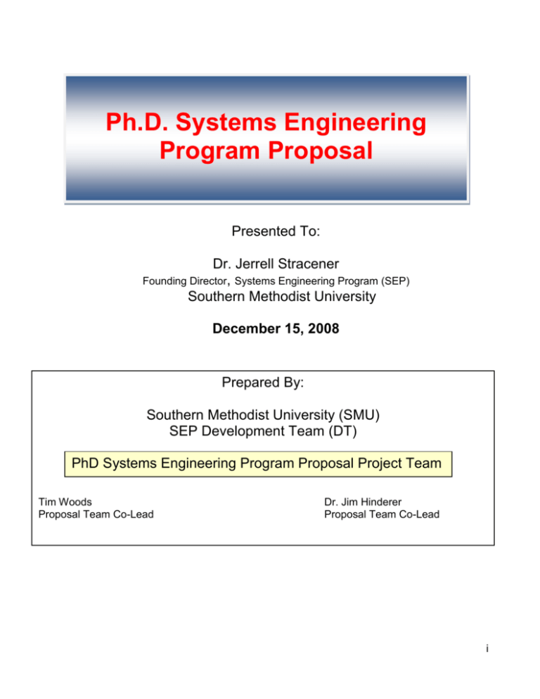 phd system engineering