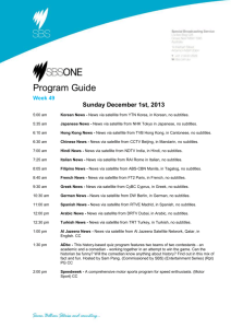 Program Guide Week 49 Sunday December 1st, 2013 5:00 am