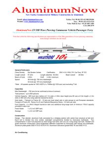 New Yacht, Commercial & Military Construction in Aluminum Email
