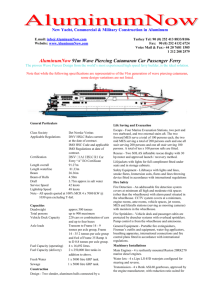 New Yacht, Commercial & Military Construction in Aluminum E.mail