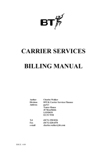 Billing Manual