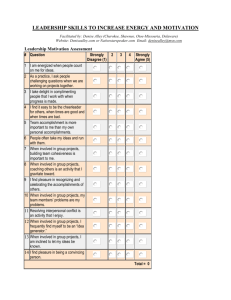 Leadership Skills to Increase Energy and Motivation